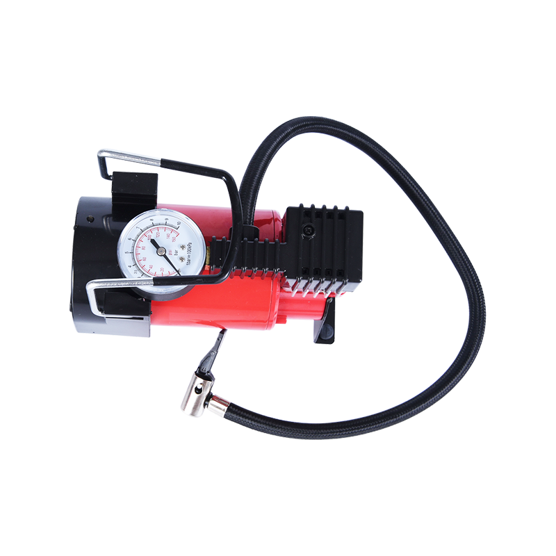 HC651B draagbare voertuigluchtpomp met drukmeter
